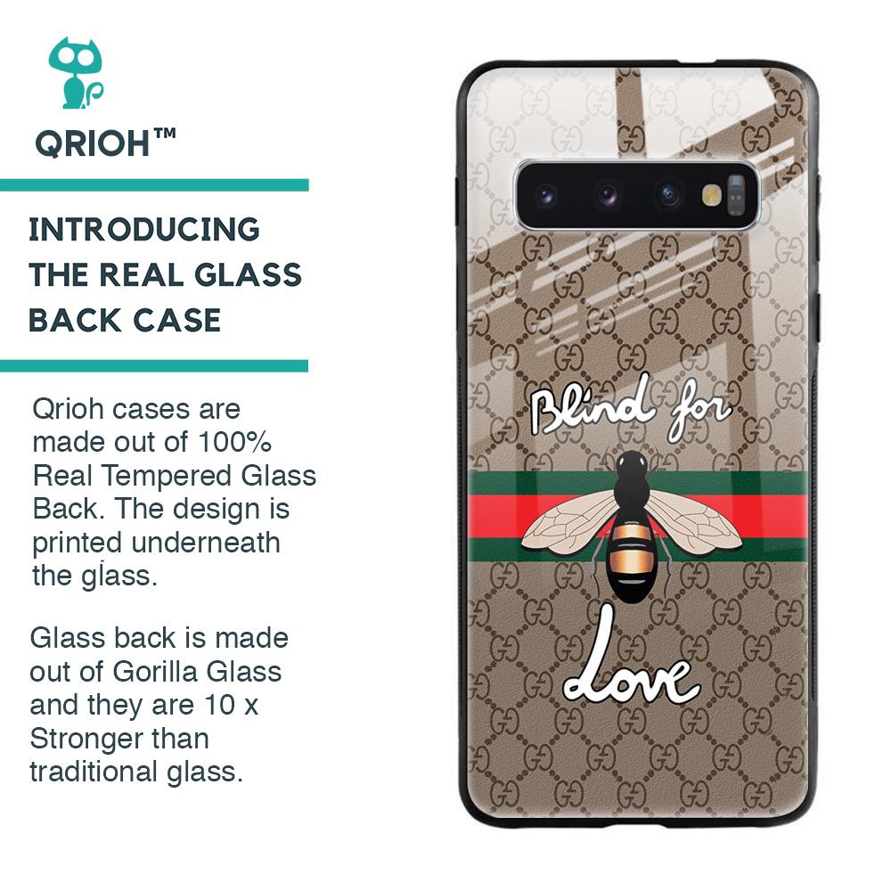 Blind For Love Glass case for Samsung Galaxy S10