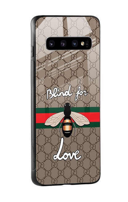 Blind For Love Glass case for Samsung Galaxy S10