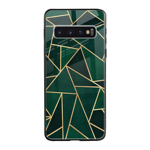 Abstract Green Samsung Galaxy S10 Glass Cases & Covers Online