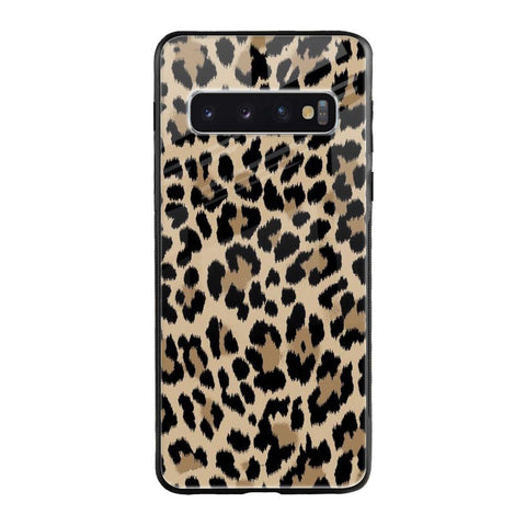 Leopard Seamless Samsung Galaxy S10 Glass Cases & Covers Online