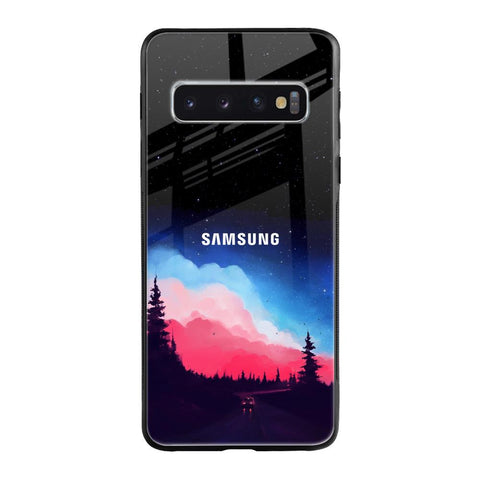 Drive In Dark Samsung Galaxy S10 Glass Cases & Covers Online