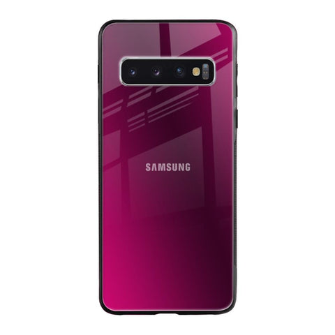 Pink Burst Samsung Galaxy S10 Glass Back Cover Online