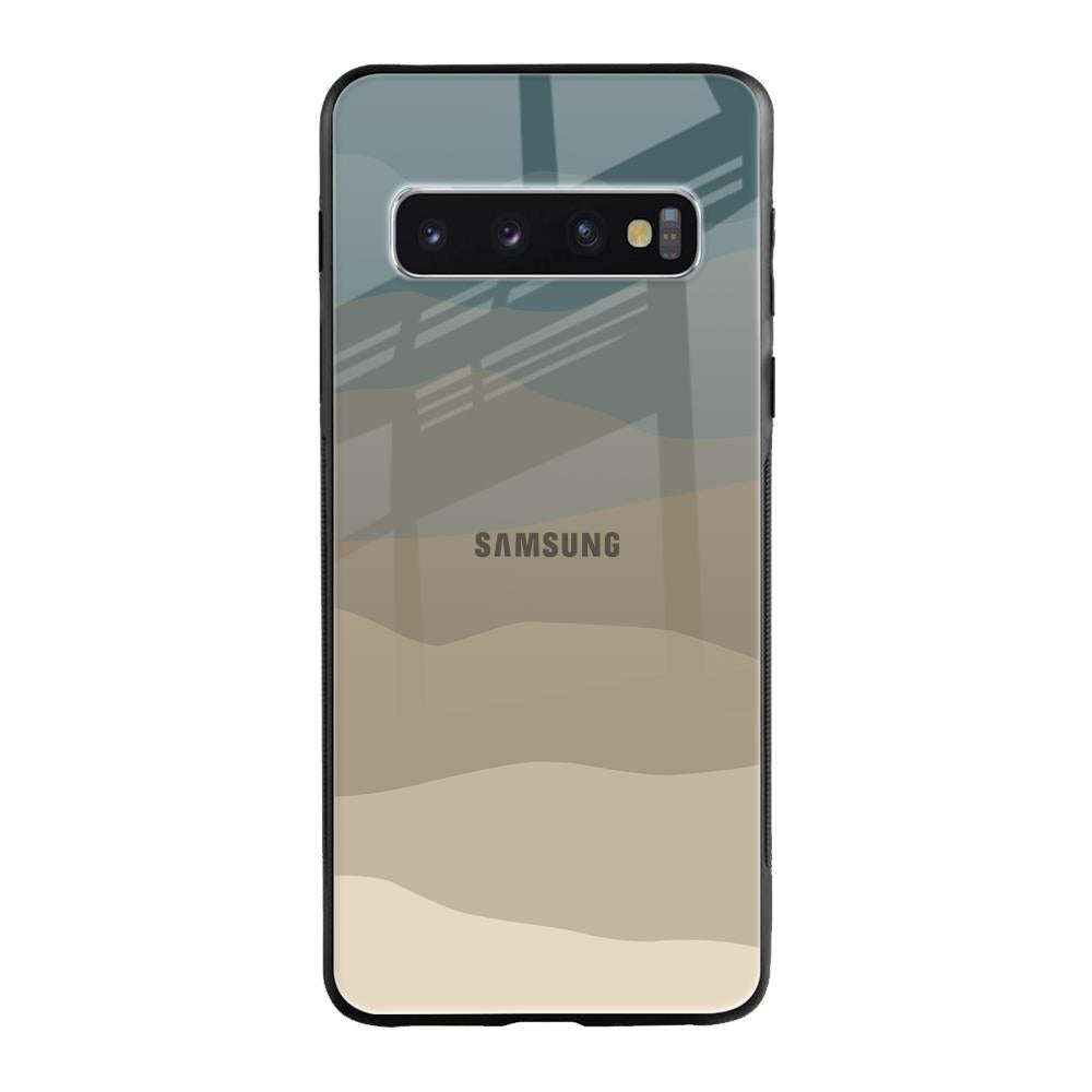 Abstract Mountain Pattern Samsung Galaxy S10 Glass Back Cover Online