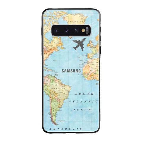 Fly Around The World Samsung Galaxy S10 Glass Back Cover Online