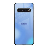 Vibrant Blue Texture Samsung Galaxy S10 Glass Back Cover Online