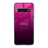 Purple Ombre Pattern Samsung Galaxy S10 Glass Back Cover Online