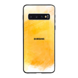 Rustic Orange Samsung Galaxy S10 Glass Back Cover Online