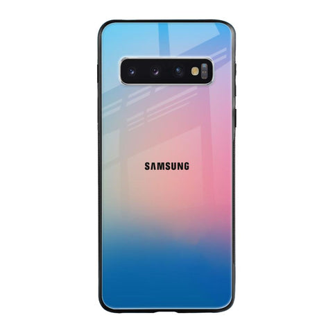 Blue & Pink Ombre Samsung Galaxy S10 Glass Back Cover Online