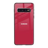 Solo Maroon Samsung Galaxy S10 Glass Back Cover Online