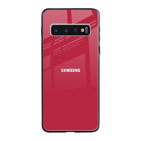 Solo Maroon Samsung Galaxy S10 Glass Back Cover Online