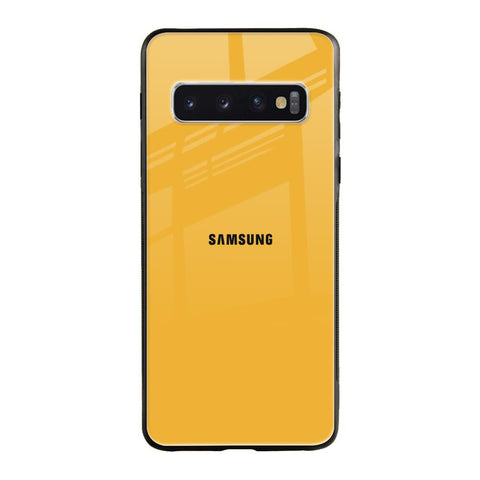 Fluorescent Yellow Samsung Galaxy S10 Glass Back Cover Online