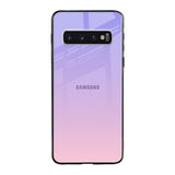 Lavender Gradient Samsung Galaxy S10 Glass Back Cover Online