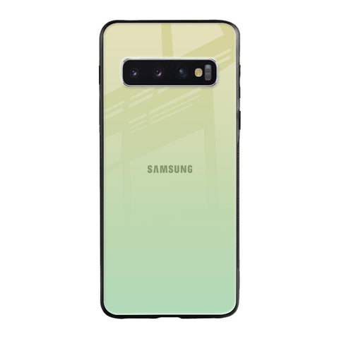 Mint Green Gradient Samsung Galaxy S10 Glass Back Cover Online
