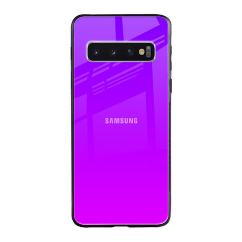 Purple Pink Samsung Galaxy S10 Glass Back Cover Online