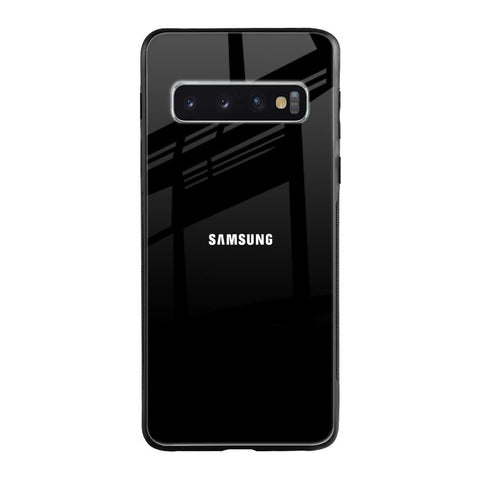 Jet Black Samsung Galaxy S10 Glass Back Cover Online