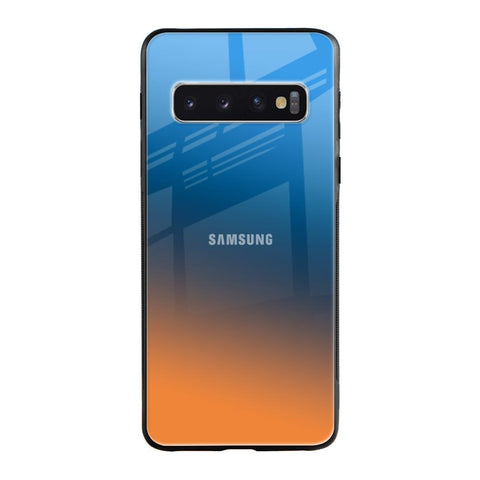 Sunset Of Ocean Samsung Galaxy S10 Glass Back Cover Online
