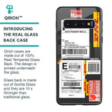 Cool Barcode Label Glass case For Samsung Galaxy S10