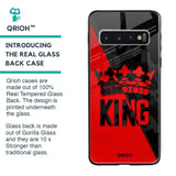 I Am A King Glass Case for Samsung Galaxy S10
