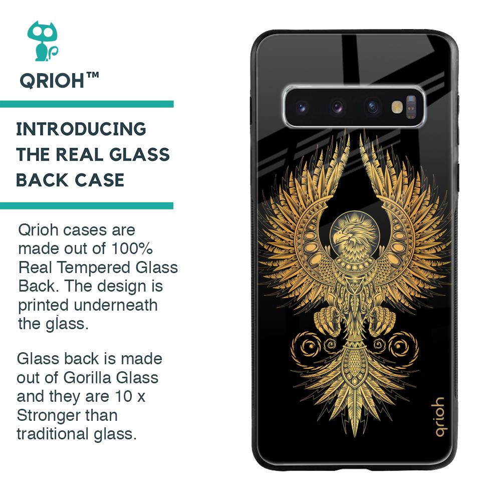 Mythical Phoenix Art Glass Case for Samsung Galaxy S10