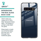 Overshadow Blue Glass Case For Samsung Galaxy S10