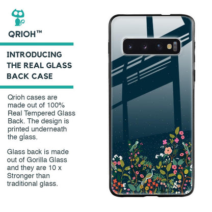 Small Garden Glass Case For Samsung Galaxy S10
