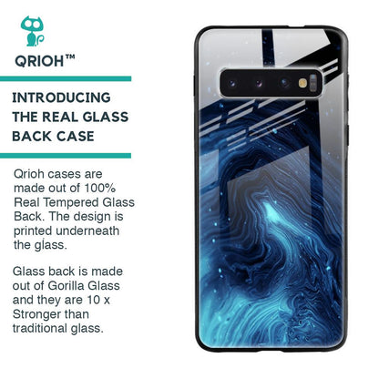 Dazzling Ocean Gradient Glass Case For Samsung Galaxy S10