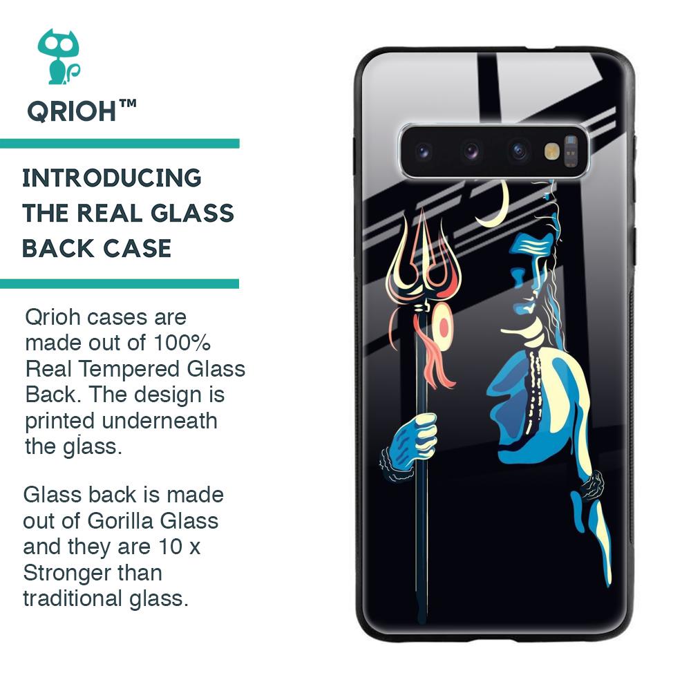 Mahakal Glass Case For Samsung Galaxy S10