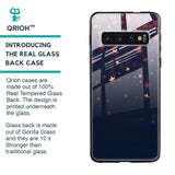 Falling Stars Glass Case For Samsung Galaxy S10