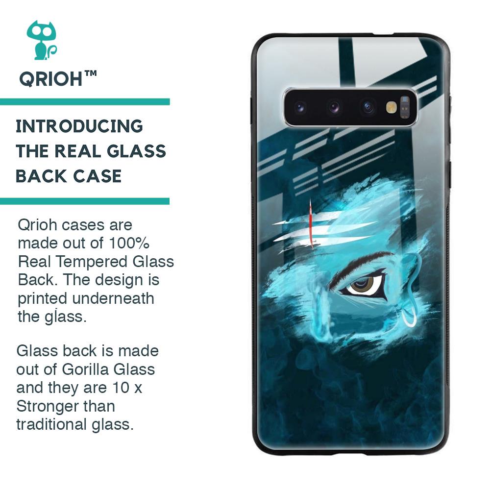 Power Of Trinetra Glass Case For Samsung Galaxy S10