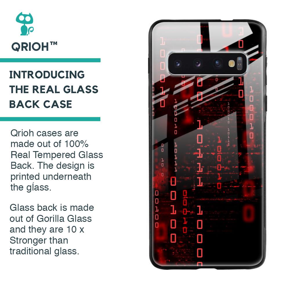 Let's Decode Glass Case For Samsung Galaxy S10
