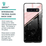 Marble Texture Pink Glass Case For Samsung Galaxy S10