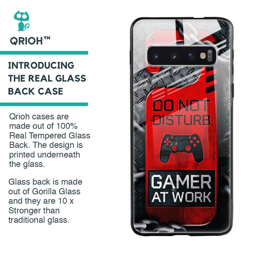Do No Disturb Glass Case For Samsung Galaxy S10