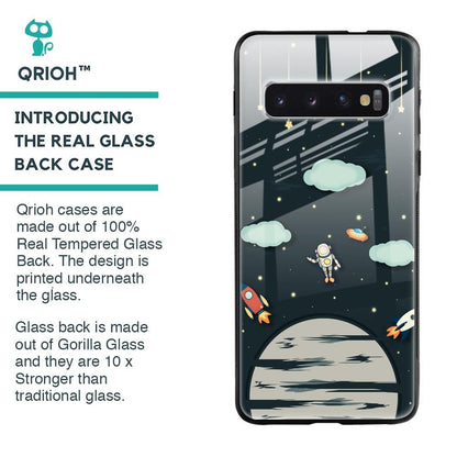 Astronaut Dream Glass Case For Samsung Galaxy S10