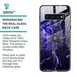 Techno Color Pattern Glass Case For Samsung Galaxy S10
