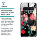 Floral Bunch Glass Case For Samsung Galaxy S10