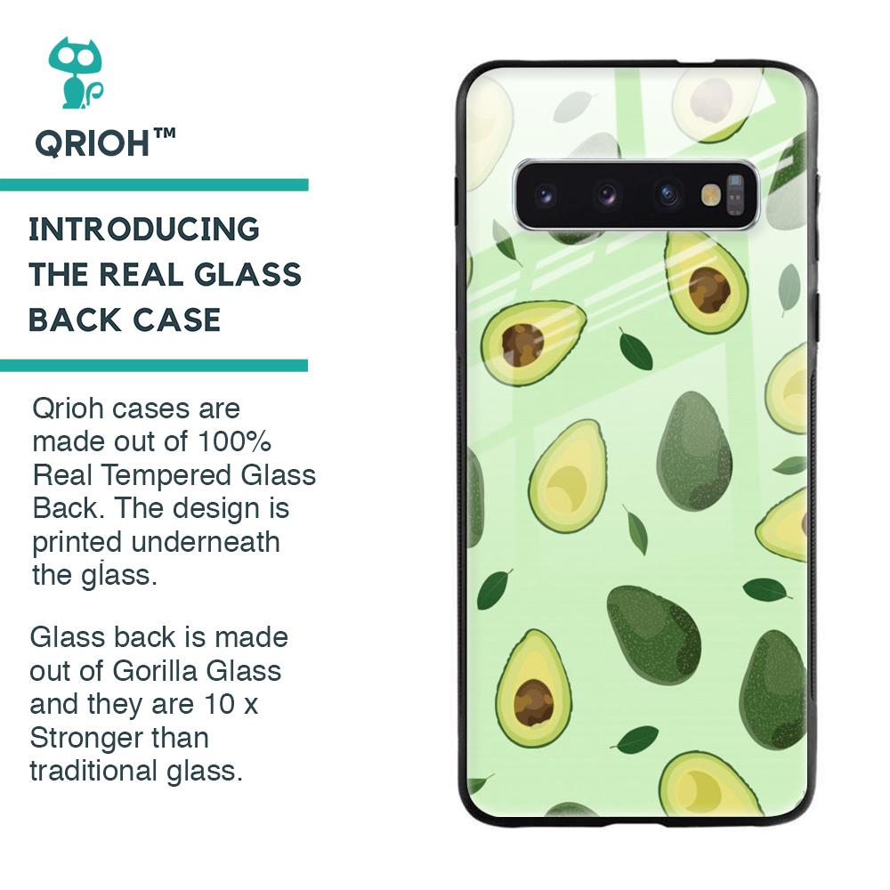 Pears Green Glass Case For Samsung Galaxy S10