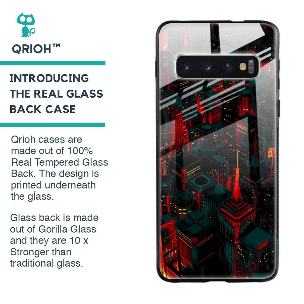 City Light Glass Case For Samsung Galaxy S10