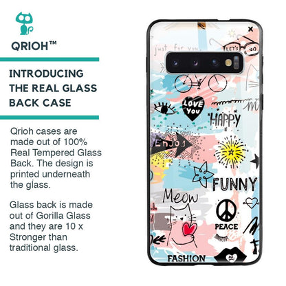 Just For You Glass Case For Samsung Galaxy S10