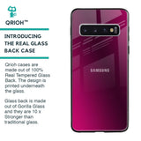 Pink Burst Glass Case for Samsung Galaxy S10