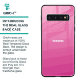Pink Ribbon Caddy Glass Case for Samsung Galaxy S10
