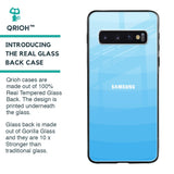 Wavy Blue Pattern Glass Case for Samsung Galaxy S10