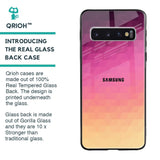 Geometric Pink Diamond Glass Case for Samsung Galaxy S10