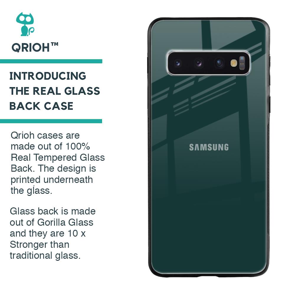 Olive Glass Case for Samsung Galaxy S10