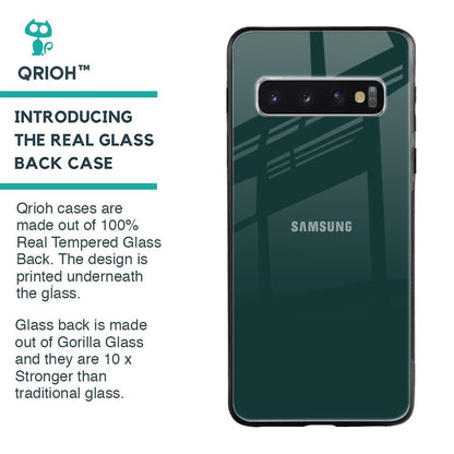 Olive Glass Case for Samsung Galaxy S10