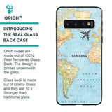 Fly Around The World Glass Case for Samsung Galaxy S10