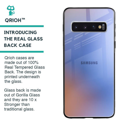 Blue Aura Glass Case for Samsung Galaxy S10