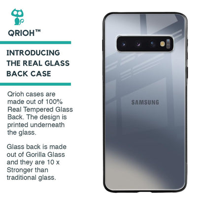 Space Grey Gradient Glass Case for Samsung Galaxy S10