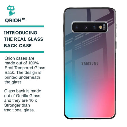 Rainbow Laser Glass Case for Samsung Galaxy S10