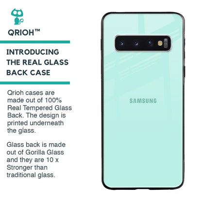Teal Glass Case for Samsung Galaxy S10