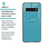 Oceanic Turquiose Glass Case for Samsung Galaxy S10